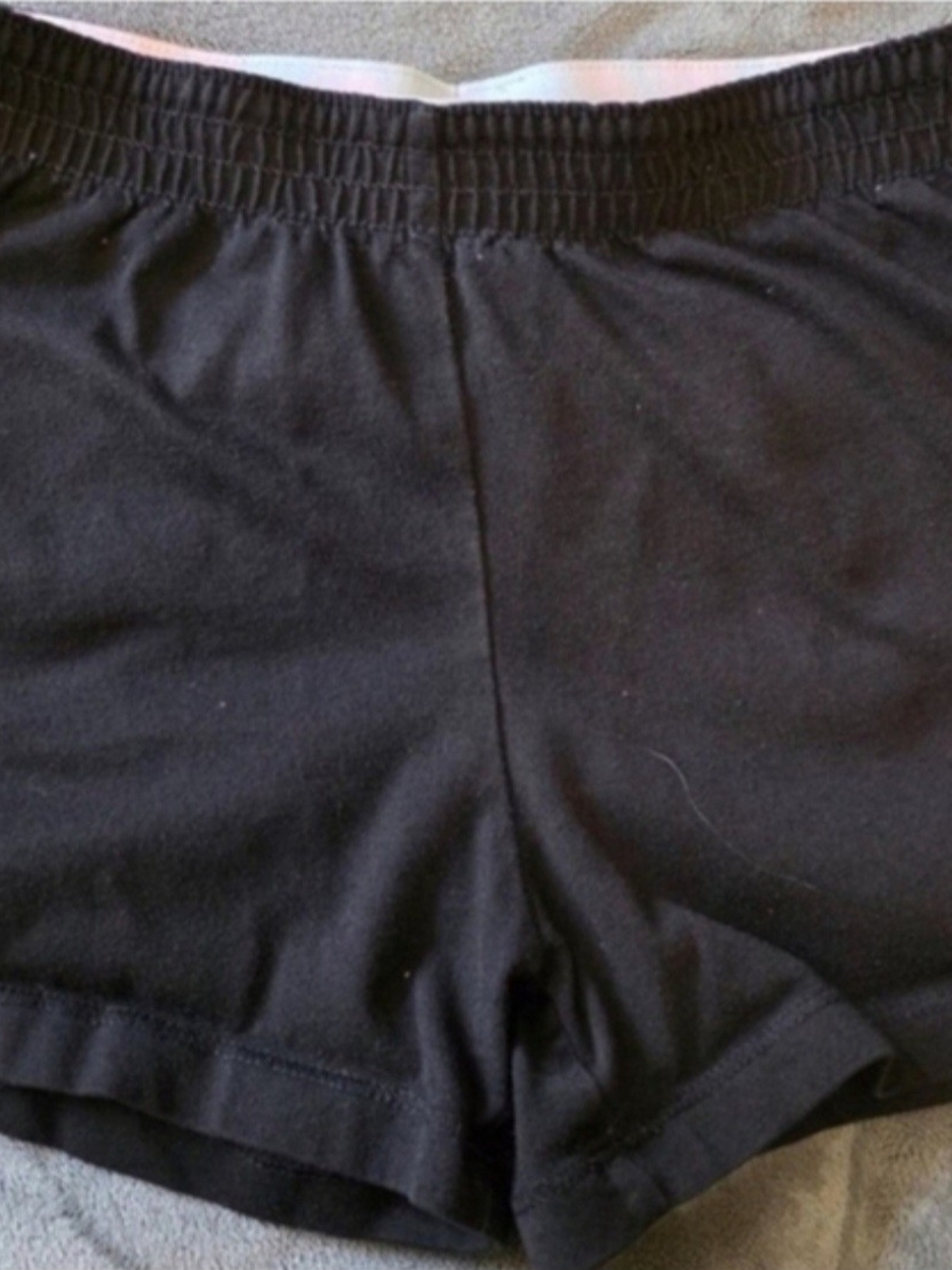 wonder nation Black Elastic-Waist Kids Shorts